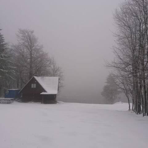 Od včera napadlo do 6 cm vlhkého snehu.