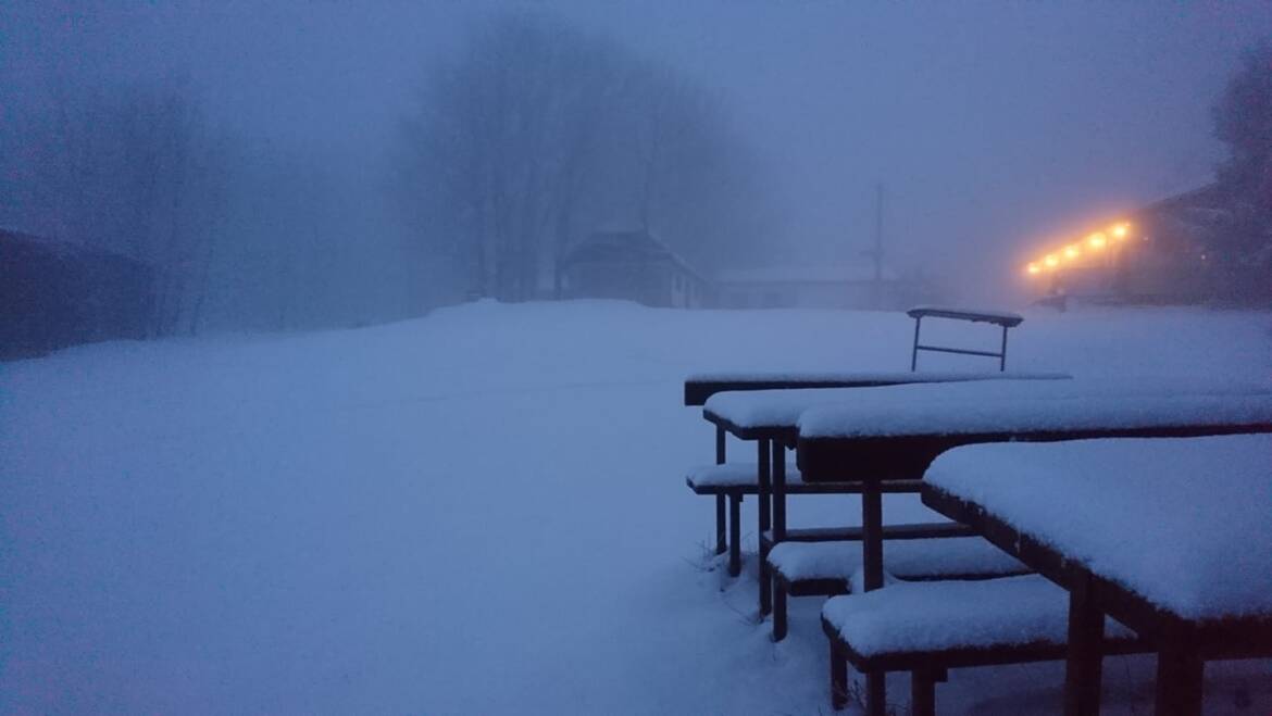 Pripadlo 6 cm čerstvého snehu.