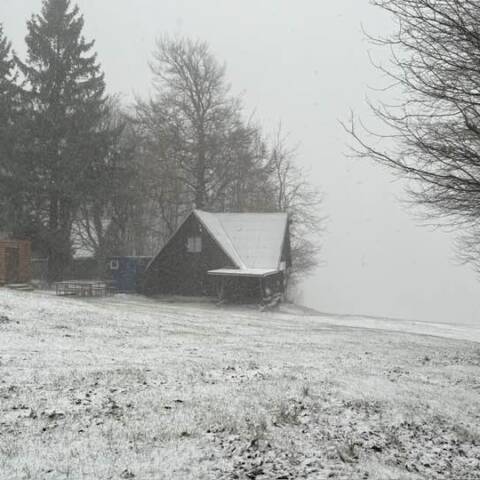 Druhé sneženie v tejto sezóne.