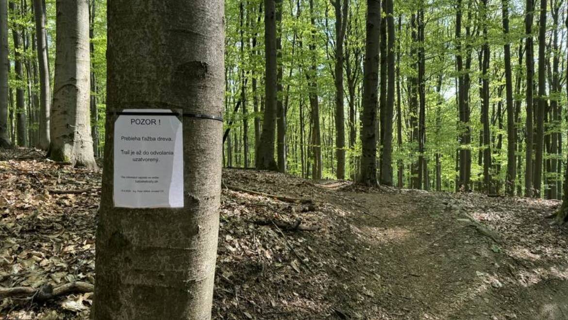 Upozornenie pre cyklistov.