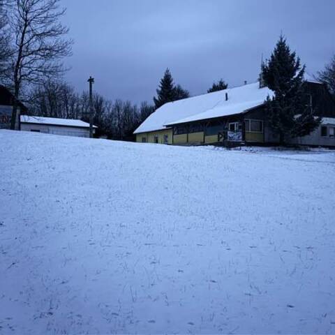 Včera napadlo trochu snehu.