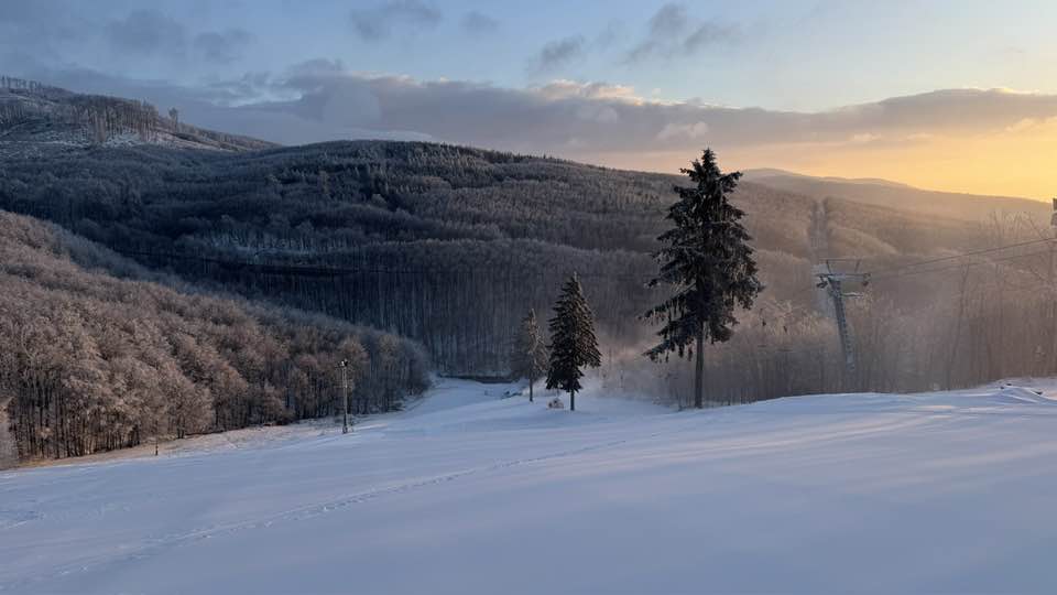 Lifts operate in both resorts.
