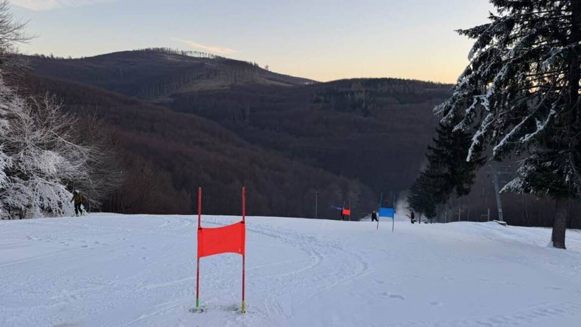 Today there are children's ski races on Pezinska Baba.