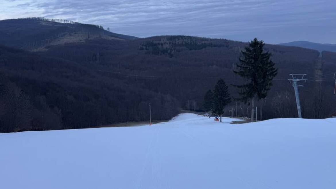 Lifts operate in both resorts.