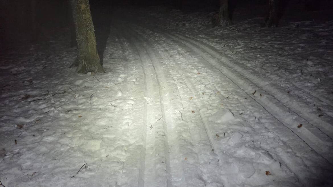 Informácia od správcu bežkárskych tratí.