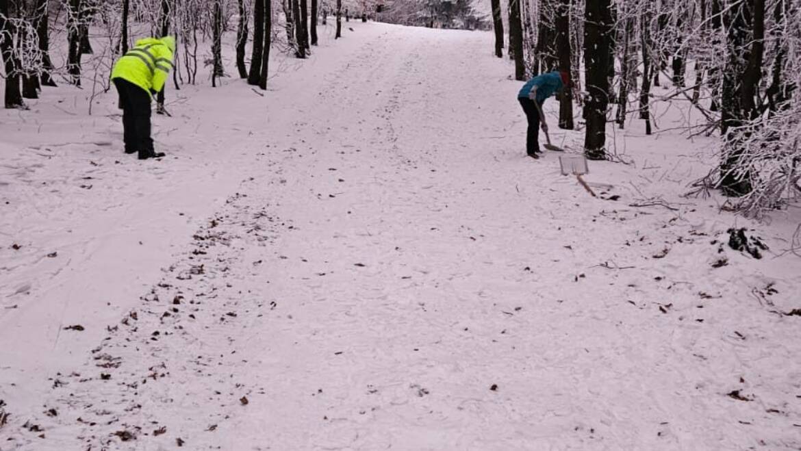 Informácia od správcu bežkárskych tratí.